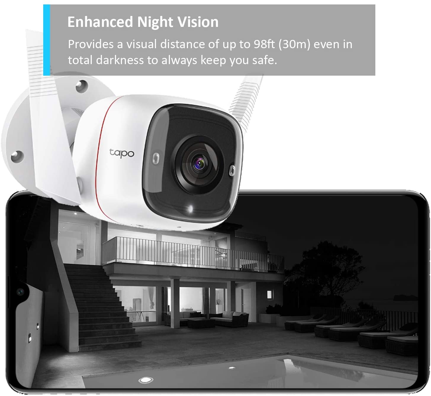 TP-Link Tapo Outdoor Security Camera/CCTV - alternate view