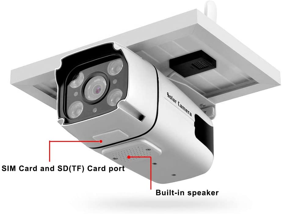 Outdoor Solar Security Camera, 3G/4G SIM  - alternate view