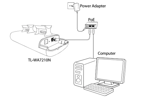 TP-Link TL-WA7210N High Power Outdoor Wireless Access Point - alternate view