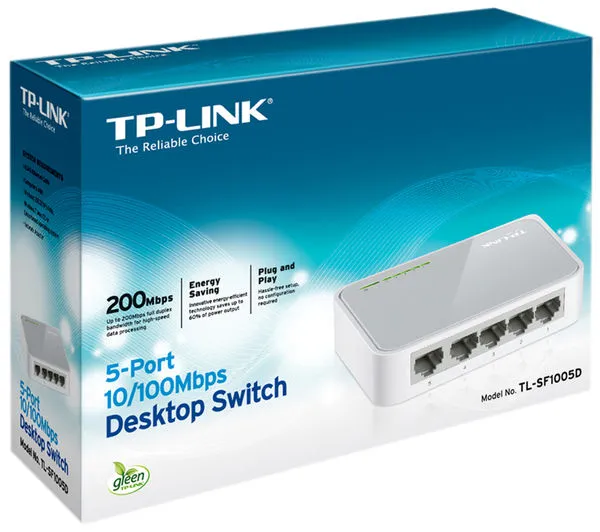 TP-Link TL-SF1005D 5-Port Desktop Switch - alternate view