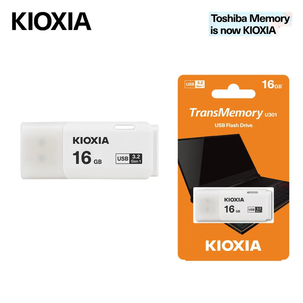 KIOXIA 16GB Memory U301 USB Flash Drive. - alternate view
