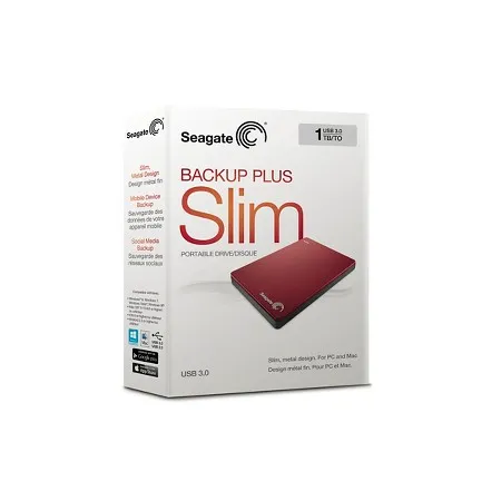 Seagate Backup Plus Slim 1TB Portable External Hard Drive - alternate view