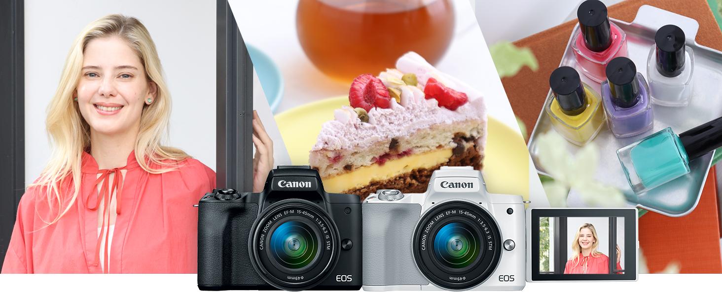 Canon EOS M50 Mark II + EF-M 15-45mm - alternate view