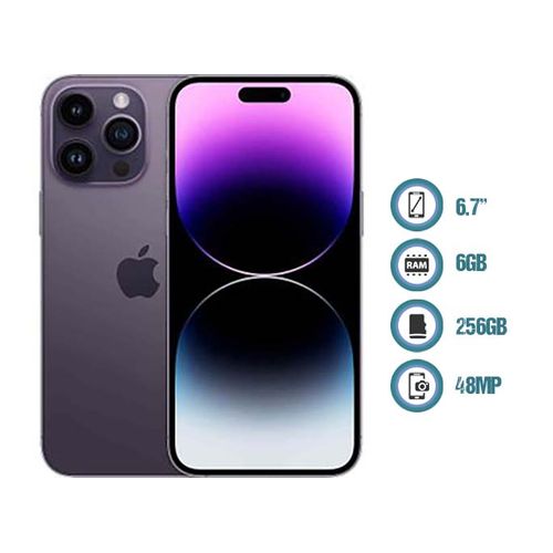 Apple iPhone 14 Pro Max 6.7" 6GB RAM 256GB ROM 48MP 4323mAh - Deep Purple